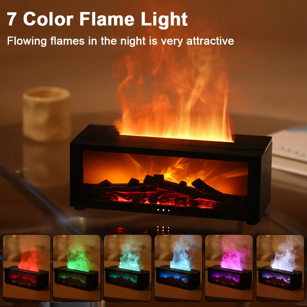 LuxeFold™ FlameGlow Aroma Diffuser & Humidifier