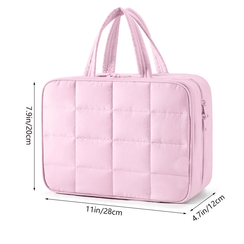 LuxeFold™ Hanging Travel Beauty Organizer